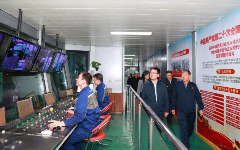 中国工经联中国工业碳达峰项目组组长、国际部执行主任刘成林一行到星空体育体育官方网站集团参观调研