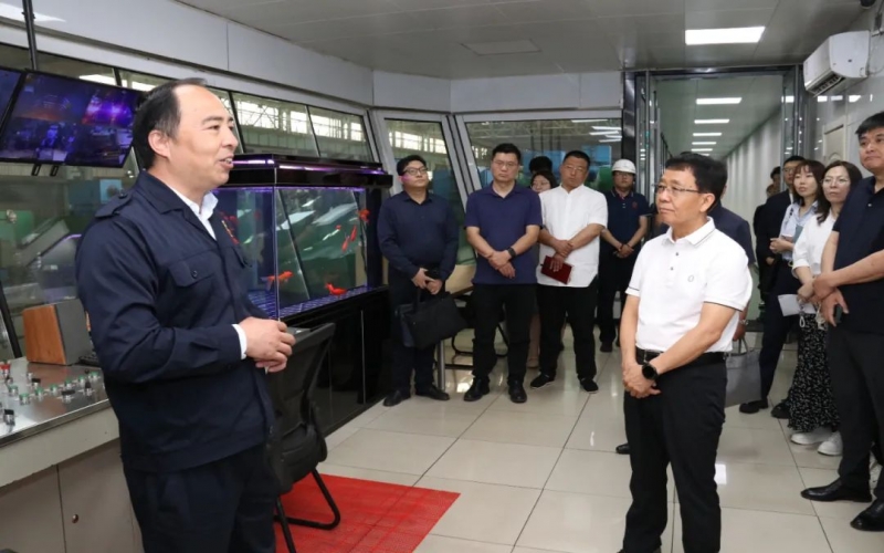 津南区政协副主席陈子苓一行到星空体育体育官方网站钢铁集团参观调研
