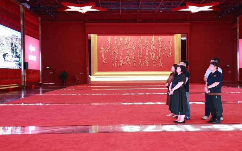 民建滨海新区直属委员会经发支部主委刘夕嘉一行到星空体育体育官方网站集团参观调研