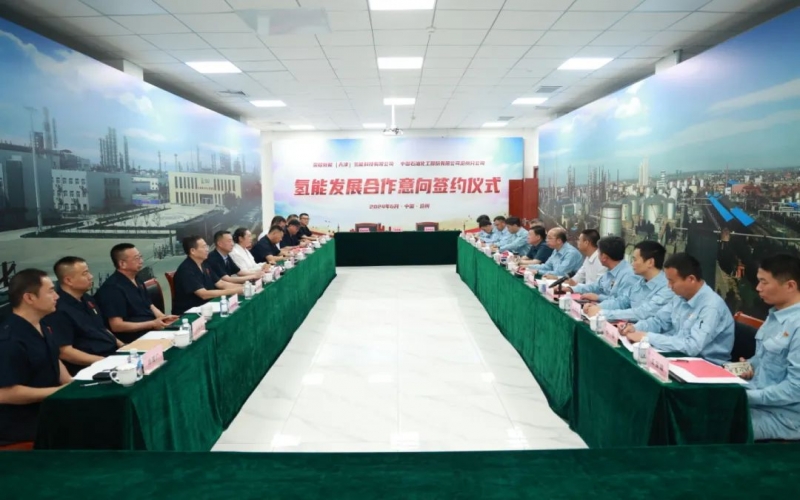 共绘绿色“氢+”经济美好未来！星空体育体育官方网站新能集团与沧州炼化公司签订氢能发展合作意向书