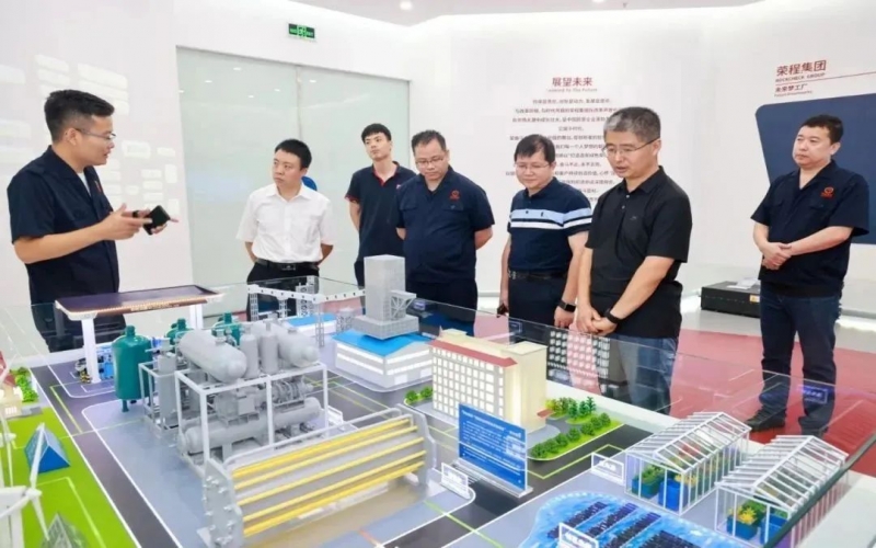 中国物流与采购联合会物流信息服务平台分会领导到访星空体育体育官方网站集团参观座谈